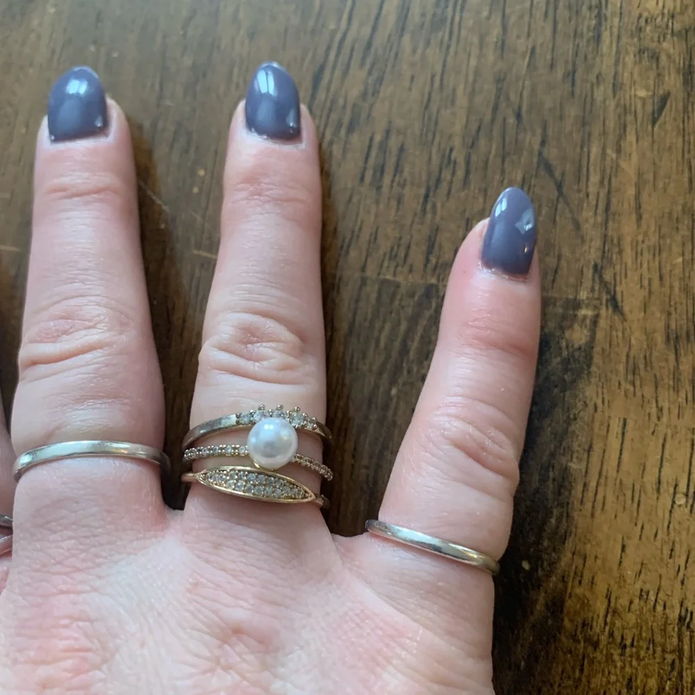 Stackable Ring Set Size 6 - Picture 3 of 3